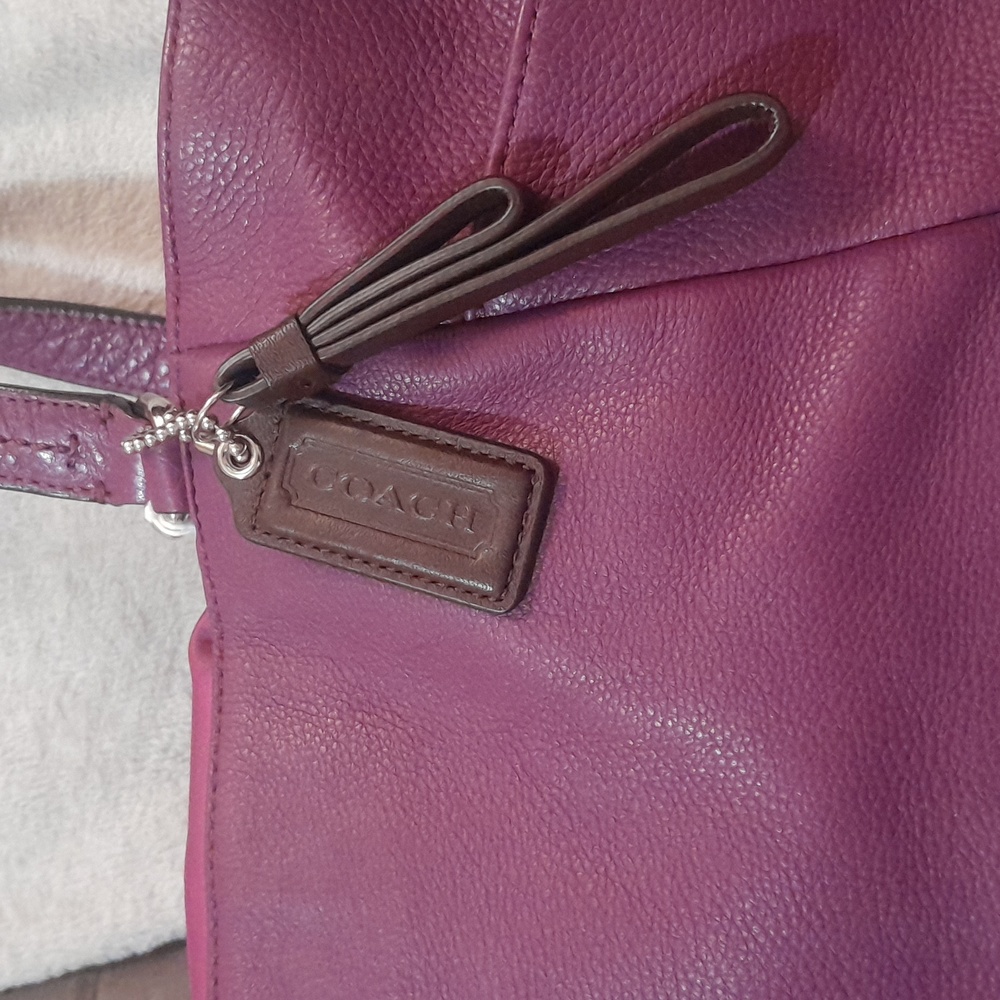 Coach Rich Purple Shoulder Bag - Picture 4 of 8